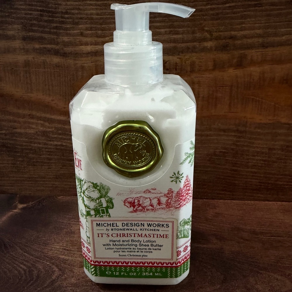 Michel Design Works Its Christmastime Hand Body Lotion Christmas Pine 12oz NEW